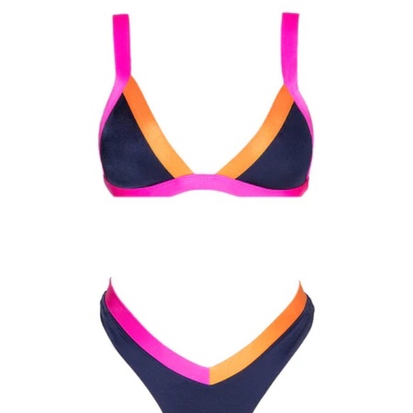 OneOne Other - NWT OneOne Swim Kameron Top in "Sunset" Large